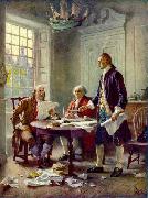 Jean Leon Gerome, Writing the Declaration of Independence, 1776